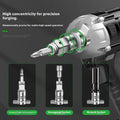 Multifunctional Electric Drill Set Combo Kit Toolbox Battery Impact Gun Square Brushless Tool Box Wrench - View 3 | SAMAG