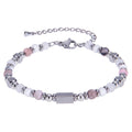 2026 Classic 6mm Tiger Eye Stone Hematite Beaded Bracelet Adjustable Stainless Steel Chain Bracelet for Men Women Jewelry Gifts