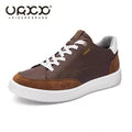 Genuine Leather Shoes Men High Quality Trekking Casual Athletic Sneaker Outdoor Walking Summer Breathable Lightweight Men Shoes