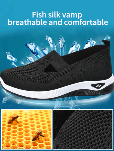 Women's shoes Solid Color Breathable Sneakers, casual | SAMAG