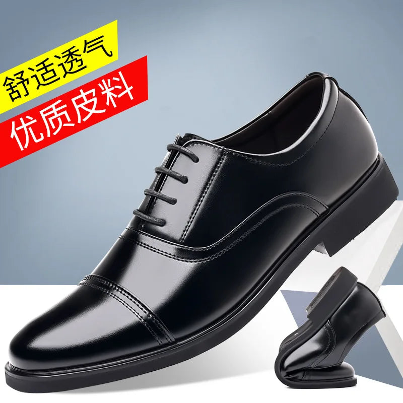 Men Formal Shoes Wear-resistant Sole Fashion Business Party Banquet Retro Carved Lace-up Men Brogue Dress Size 48 Wedding Shoes
