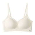 Women's Seamless Push-Up Bra Soft Support Brushed Anti-Sagging Palm Cup Comfortable Underwear for Small Breasts