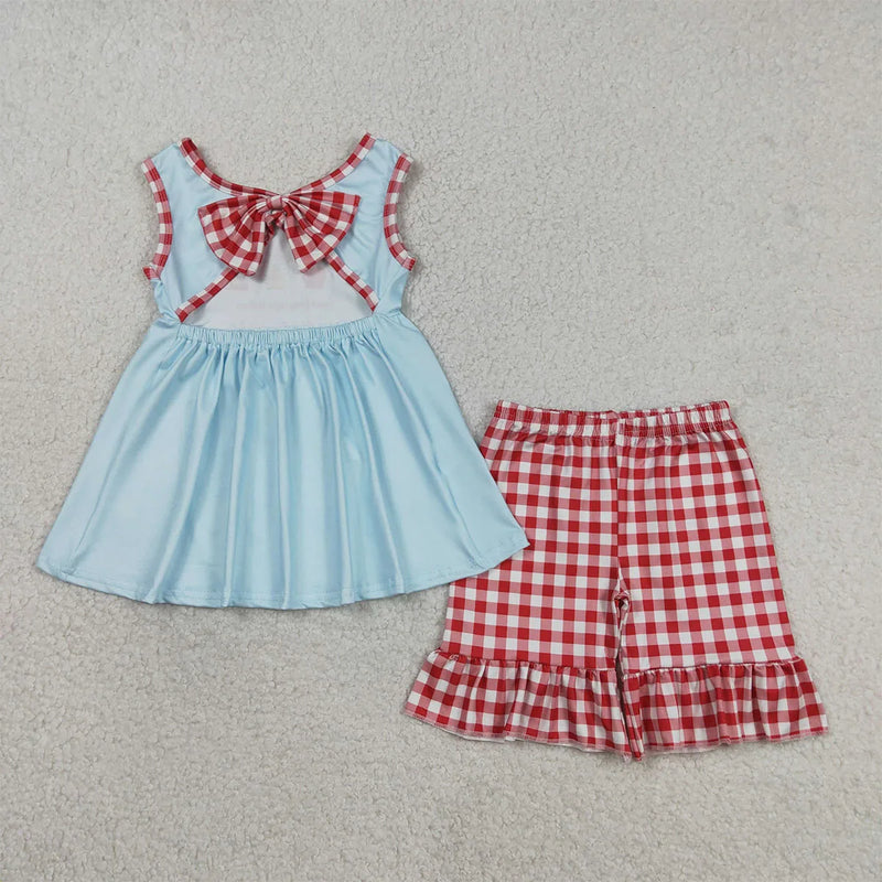 Summer Sibling Baby Boys Girls Park Ruffles Shirts - View 2 | SAMAG
