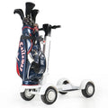 Factory direct sales folding golf four-wheel scooter electric dual-drive high-power lawn outdoor transportation sightseeing car