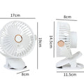 New 3 in 1 Portable Mini Clip Fan Rechargeable Air Circulator Wireless Electric Fan With Led Light Clip-on Home handheld Fan