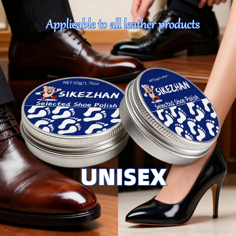Neutral Leather Shoe Polish Cleaner and Conditioner Cream for Leather Shoes Bags Shine Moisturizing Nourish Anti‑Cracking Care