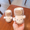 Winter New Cute Cartoon Baby Booties Boy Girl Boots Cotton Soft-Sole Non-Slip Warm Toddler First Walkers Infant Crib Shoes