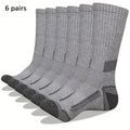 6 Pairs of MEN'S Sports Socks, Sweat Absorbing | SAMAG