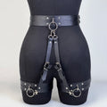 Sexy Women Leather Thigh Garter Bondage Leg Harness Gothic Stocking Belt  Adult Erotic Lingerie BDSM Fetish Clothing Accessorie