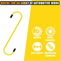 Car Brake Caliper Hooks Auto Brake Caliper Hangers Hooks with Rubber Tips Universal Tools for Brake Bearing Axle Suspension Work