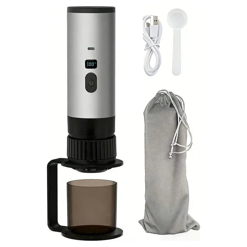 B82B-Vacuum Coffee Maker For Travelling, Wireless Portable Coffee Machine Single Serve 3-In-1 Vacuum Pressure