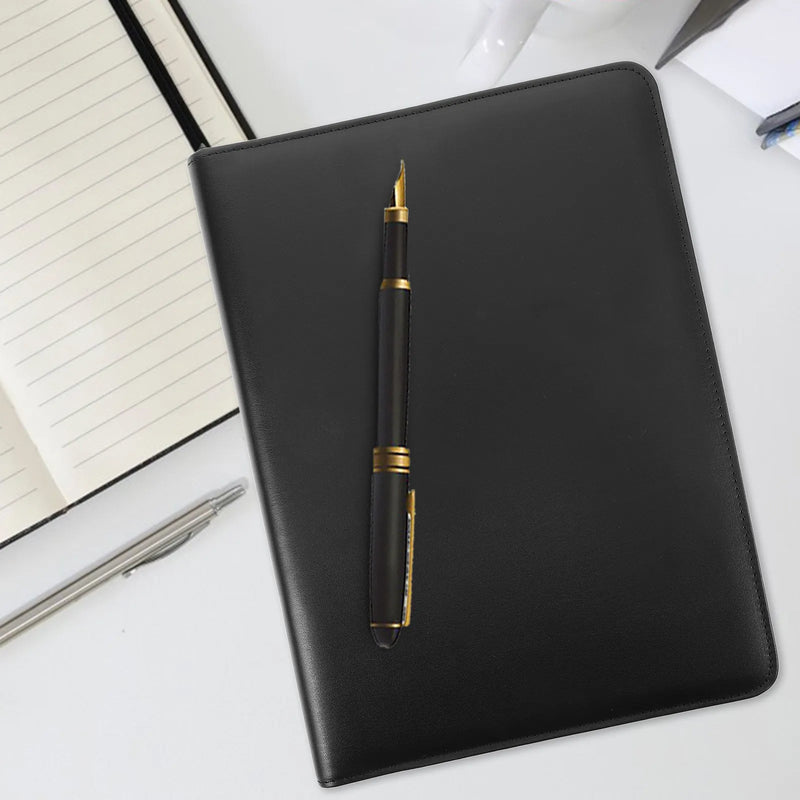 1Set A4 Zipper Binder Multifunctional Document Organizer Folder Office Portfolio Business Folder Portfolio Binder Organizer