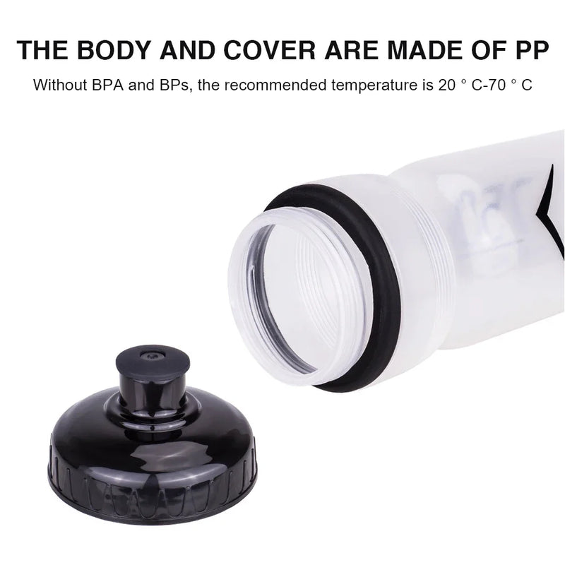MTB Bicycle Water Bottle Portable Kettle Drink Accessory Cycling Hiking Mountain PP Water Bottle for Outdoor Sport