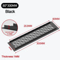 Aluminum Alloy Vents Cover Rectangle Louver Ventilator Grille Cover Breathable Mesh 50/80mm Wide Air Vent Decor