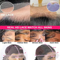 Wear And Go HD Lace Front Wigs 13x6 Straight Human Hair Wig Brazilian 42 Inch Transparent 5X5 Gluless Wigs With Natural Hairline