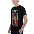 Custom Trendy David Hasselhoff T Shirt Men Short Sleeves Pure Cotton T-shirt Casual  Tee Tops Fashion Tshirt
