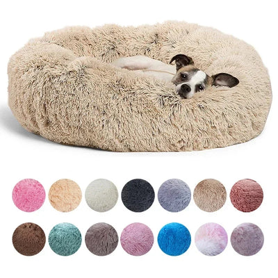 40-90cm 6 Sizes Round Pet Bed for Large Dog Super Soft | SAMAG