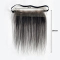 HD Lace Hairline Topper for Receding Hairline, Forhead Human Hair Topper with Elastic Band Ear to Ear Lace Frontal Extension