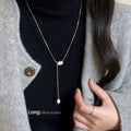 VENTFILLE 925 Sterling Silver Bead Geometry Necklace | SAMAG