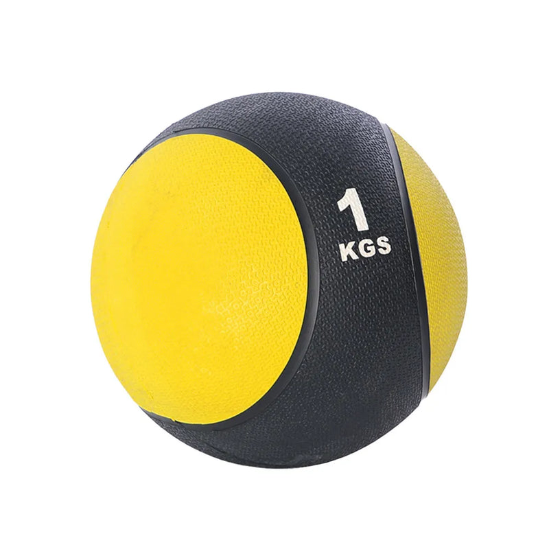 1Pcs 1Kg PU Mini Medicine Ball Nonslip Grip Seamless Design for Home Gym Core Workout Toning Balance Yoga