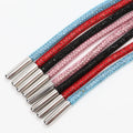 Crystal Rhinestone Diamond Shoelaces Colorful Shiny Shoe Laces Sneakers Shoelace Clothes Bags Belt Accessories Round 4mm 1PCS