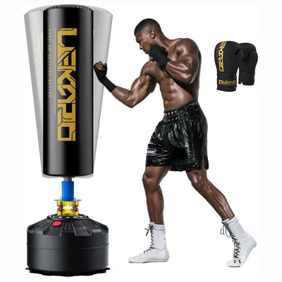 Standing boxing post with gloves, home fighting training | SAMAG