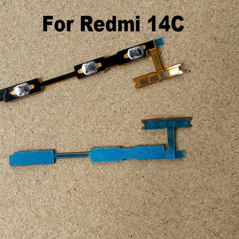 For Xiaomi Redmi 14C / Poco C75 Power Volume Buttons Flex Cable Power On Off  Volume Button Key Flex Cable Replacement