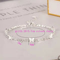 VENTFILLE 925 Sterling Silver Butterfly Bracelet for Girl Bead String Design Insect Fashion Versatile - Visuel 6 | SAMAG