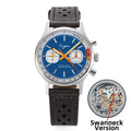 Sugess Pilot Watch with Seagull Movement Swanneck Wristwatch Mechanical Chronograph Sappire Crystal Military Limited Racing 1963