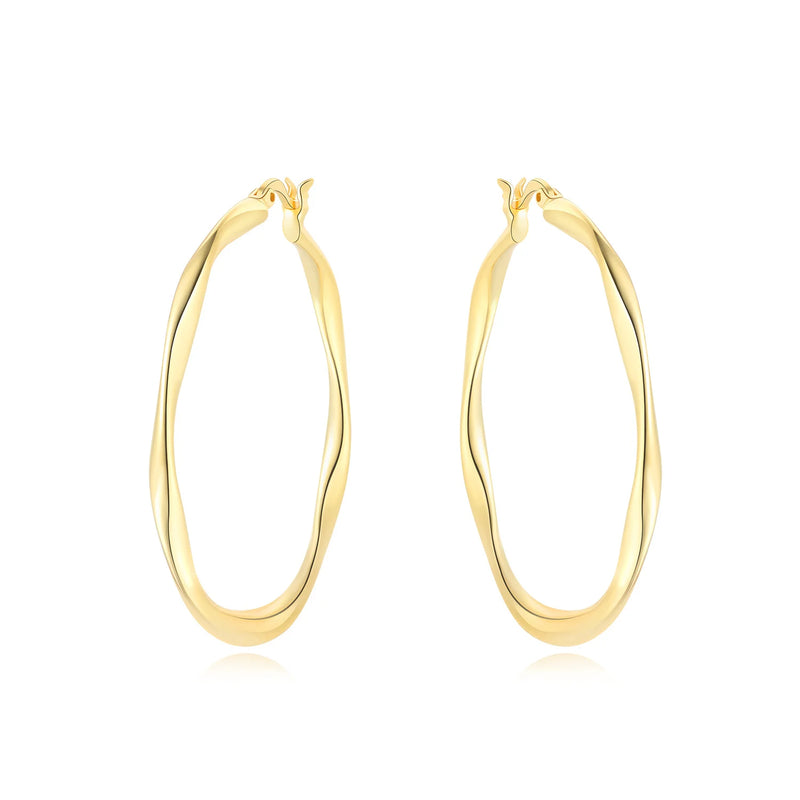 Orstarry S925 Sterling Silver 18k Gold Modern Square Earrings Hoop Earrings For Women Jewelry Original Trendy Anniversary Gifts