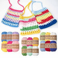 E8BD 6 Rolls Handmade Fabric Strip DIY T - shirt Yarn Knitting for Crocheting and Crafting for Hand Bag - View 4 | SAMAG