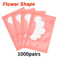 50/500/1000pcs Hydrogel Patches for Eyelashes Building Eyelash Extension Under Eye Pads Lash Stickers Tools Wholesale LAUKISS
