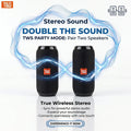 TG117 Bluetooth Portable Wireless Speaker, IPX4 Waterproof, TWS Stereo Sound, Support TF Card & USB Playback, Connect Phone Tablet TV, Outdoor Wireless Audio Speaker, Ideal Birthday, Thanksgiving, Christmas Party Gift