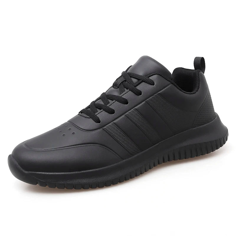 Chef shoes four season soft-sole anti-slip oil-proof waterproof portable kitchen work shoes fashion plus size casual men's shoes