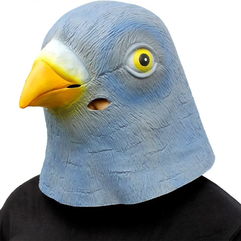 Pigeon Mask Costume Novelty Halloween Costume Party Bird Head Cute Funny Mask