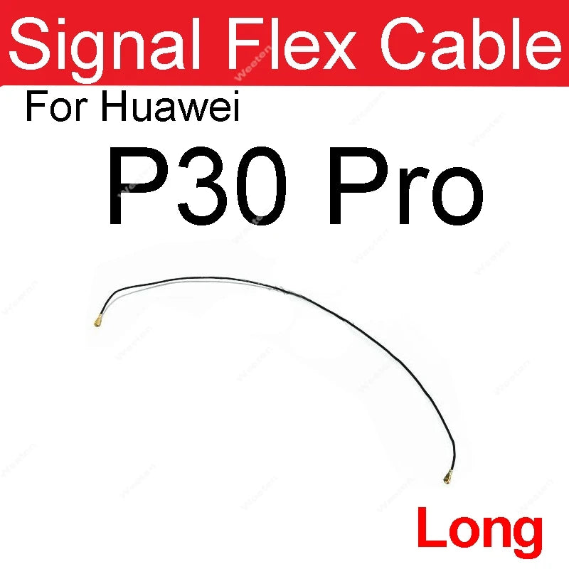 Antenna Signal Flex Cable For Huawei P20 P30 P40 Pro P30 Lite P40 Lite P40 Pro+ Wifi Coaxial Connector Aerial Flex Ribbon