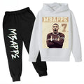 Spring Autumn Children's Hoodie Set Mbappe Print - View 11 | SAMAG