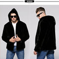 Autumn and Winter New Men's Thickened Loose Mink Coat Casual Fashion Faux Fur Coat