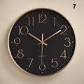 Wall Clock DIY Smart Wifi/No Wifi Clock Silent Movement Automatic Time Adjustment Mute Movement Living Room Office Wall Decor