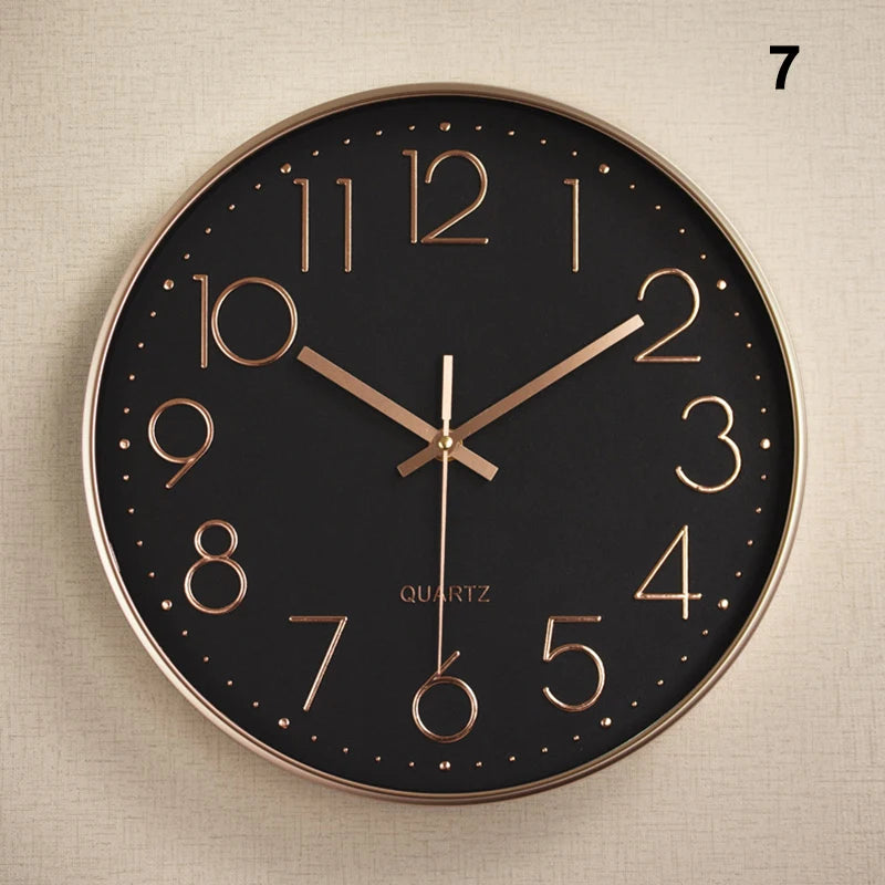 Wall Clock DIY Smart Wifi/No Wifi Clock Silent Movement Automatic Time Adjustment Mute Movement Living Room Office Wall Decor