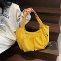 New Minimalist Hobo Bag Stylish and Large Capacity Single Shoulder Tote Bag Versatile and Lazy Hobos Bag