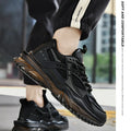 High-quality Large-sized Round-toed Thick-soled Height-increasing Shock-absorbing and Low-top New Casual Sports Shoes