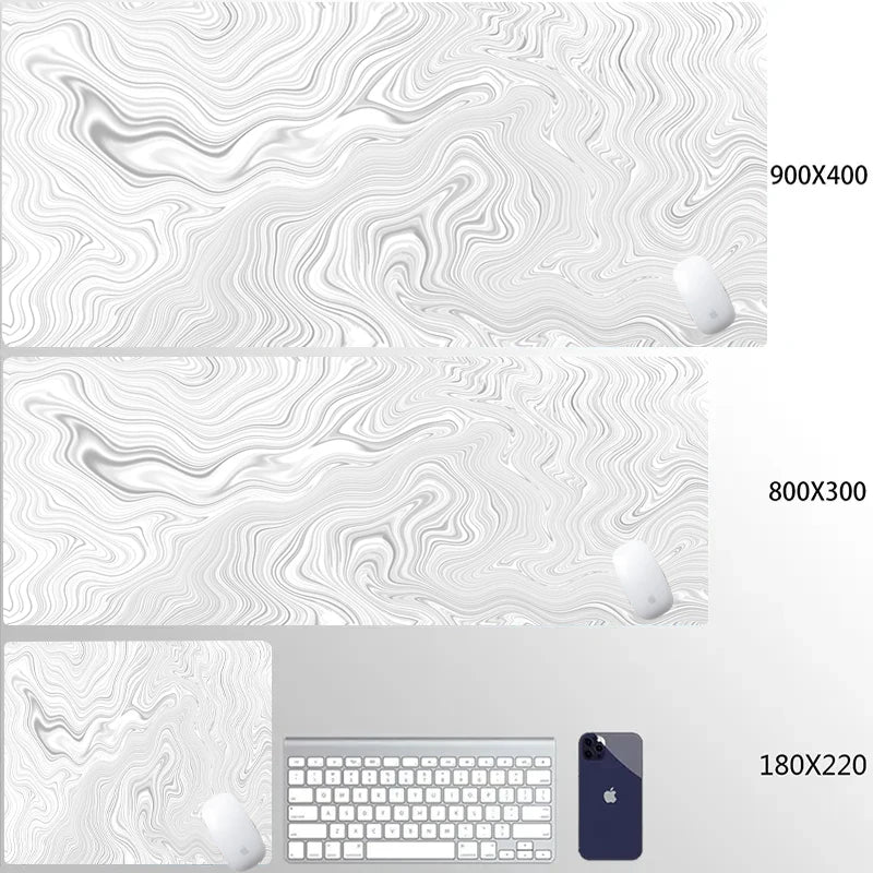 Computer Mouse Pad Strata Liquid Gaming PC Deskmat Laptop Pc Accessory Non-slip soft Mat XXL size Mousepad Large 900x400 Mats