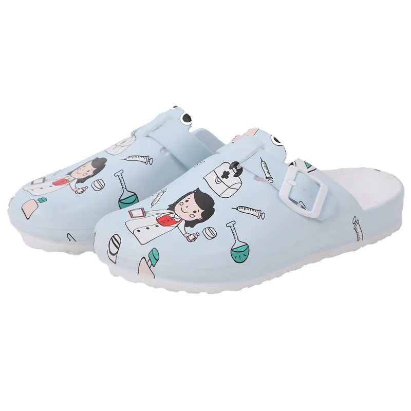 EVA Medical Shoes for Women, Laboratory Doctor Clogs, Nurse Surgical Slides, Casual Beach Slippers, Indoor Work Slippers