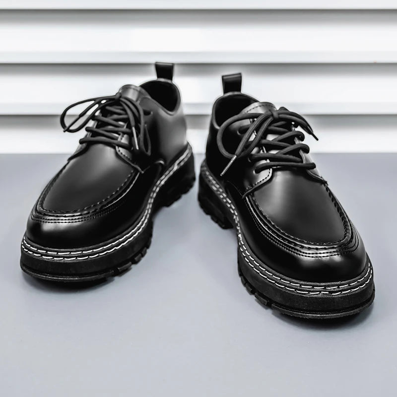 2026 New Men's British Style Business Casual Shoes, Fashion Non-slip Comfortable Versatile Daily Office Walking Shoes