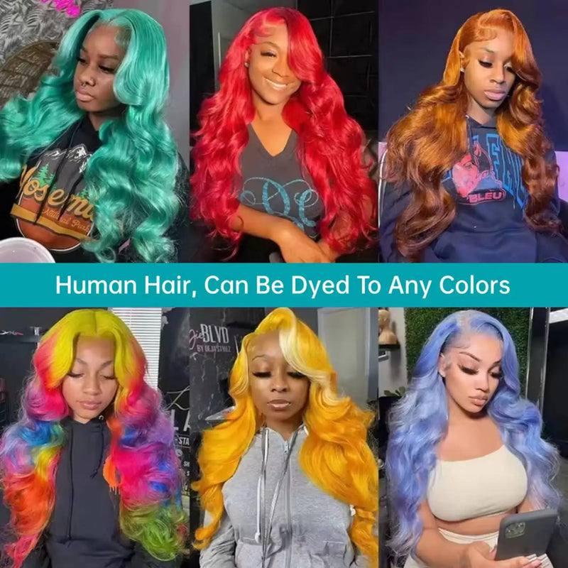 220% 613 HD Lace Frontal Wig 13x6 Blonde Transparent Lace Front Wigs 13x4 Body Wave Human Hair Wigs For Women Brazilian Hair