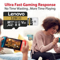 High Speed Lenovo SD Memory Card 128GB 256GB 512GB 64GB Micro SD Cards  Class 10 U3 V60 TF Card For Nintendo Switch Drone Camera