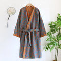 Pure Cotton Robe Women's Pajamas 3/4 Sleeve Spring Autumn | SAMAG