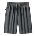 Men's Quick Dry Running Shorts with Drawstring and Zip Pockets - Ideal for Athletic Workouts and Gym - View 13 | SAMAG