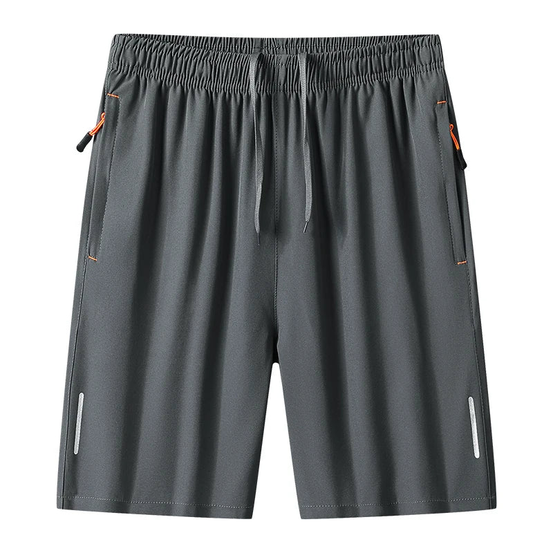 Men's Quick Dry Running Shorts with Drawstring and Zip Pockets - Ideal for Athletic Workouts and Gym - View 13 | SAMAG